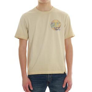 T-SHIRT STAMPA GIALLO